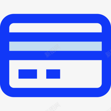 信用卡商务215线性彩色图标图标