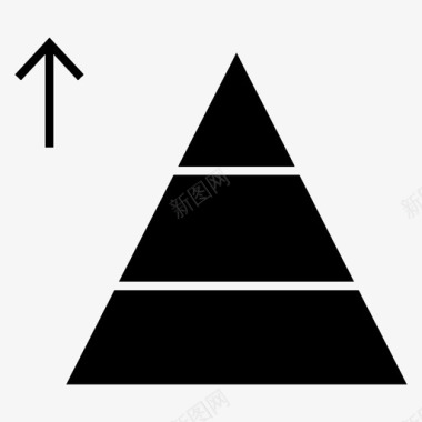 金字塔职业成长图标图标