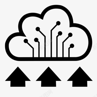 云数据交换图标图标