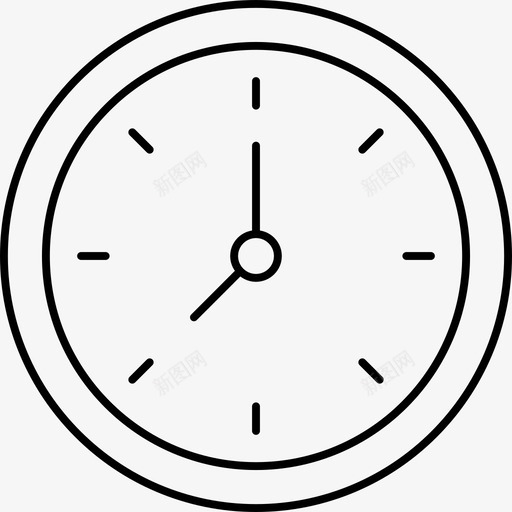 时间业务时钟图标svg_新图网 https://ixintu.com 业务 业务财务行图标 截止日期 手表 时钟 时间