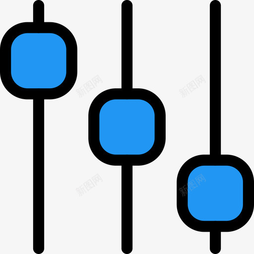 级别基本图标5线颜色svg_新图网 https://ixintu.com 基本图标5 级别 线颜色