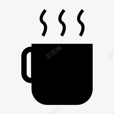 咖啡咖啡因咖啡休息图标图标