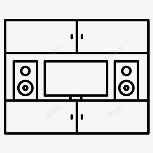 lcd房间设置图标svg_新图网 https://ixintu.com lcd 房间 扬声器 设置