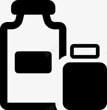药盒药瓶科技图标图标