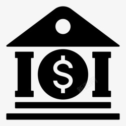 交易大厅银行金融贷款图标高清图片