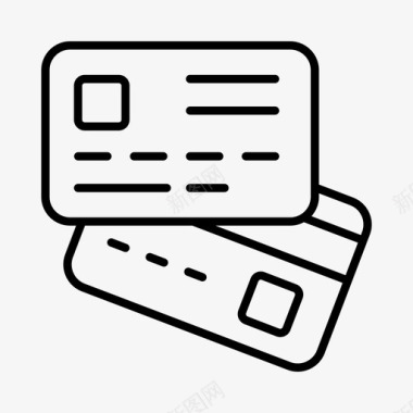 信用卡银行信用账户图标图标