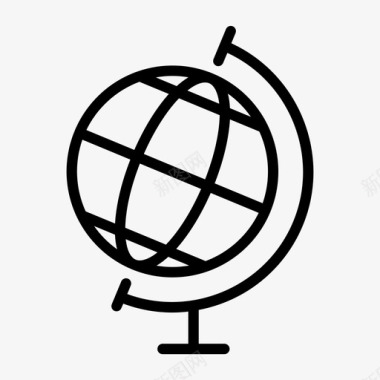地球全球世界地理图标图标