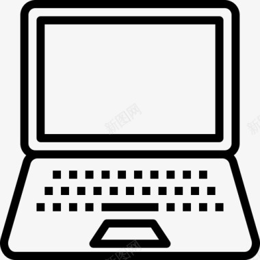 笔记本电脑硬件便携式图标图标