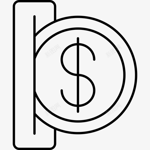 支付现金货币图标svg_新图网 https://ixintu.com 图标 在线 支付 现金 美元 行行 货币 银行