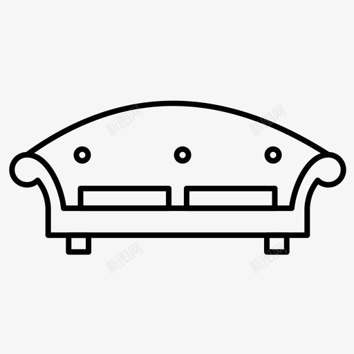 家具客人室内图标svg_新图网 https://ixintu.com 客人 室内 家具 沙发