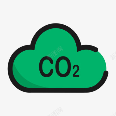 二氧化碳浓度图标