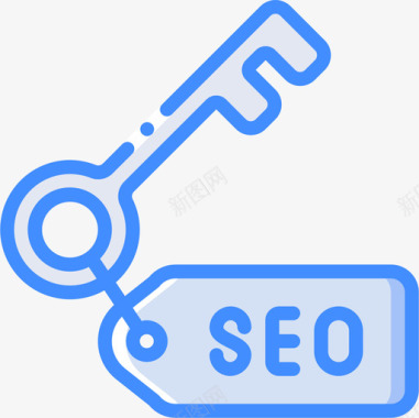 搜索引擎优化搜索引擎优化和网页优化17蓝色图标图标