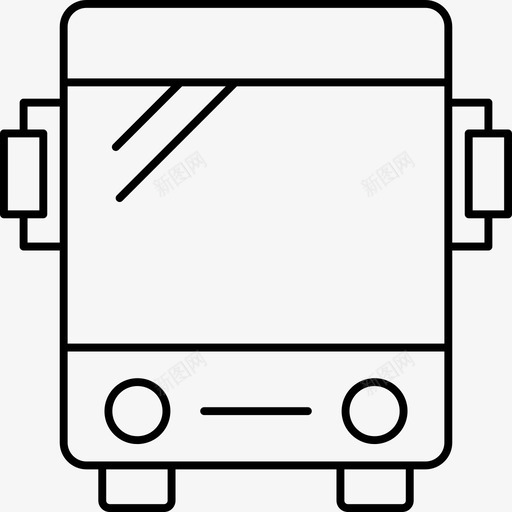 巴士教育学校图标svg_新图网 https://ixintu.com 图标 学校 巴士 教育 旅行 线路 车辆
