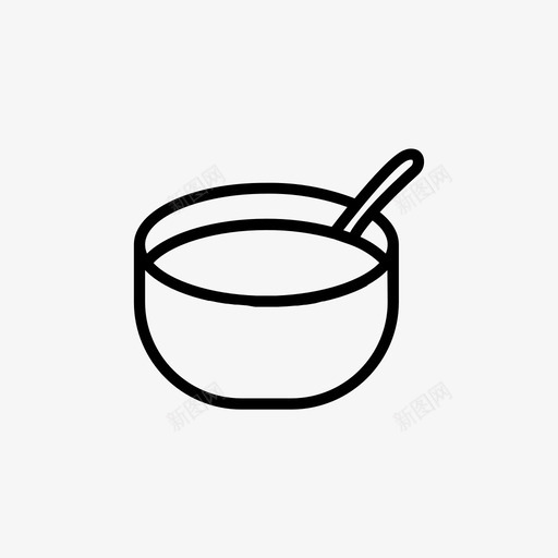 碗烹饪厨房图标svg_新图网 https://ixintu.com 厨房 汤碗 烹饪 蒸碗