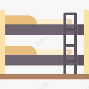 双层床家具32件平的图标图标