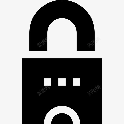 挂锁安全85已填充图标svg_新图网 https://ixintu.com 安全85 已填充 挂锁