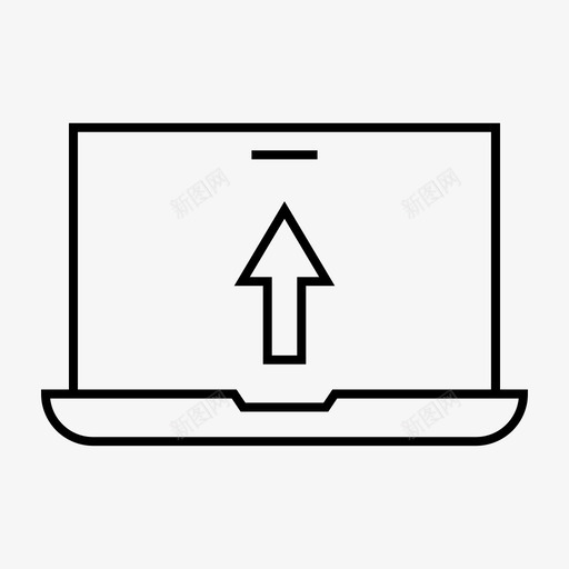 笔记本电脑更新性能升级图标svg_新图网 https://ixintu.com 升级 性能 笔记本电脑更新