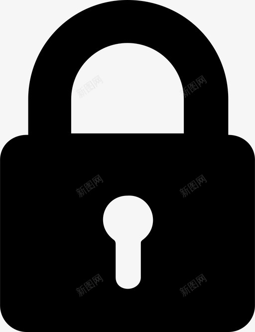 锁密码私人图标svg_新图网 https://ixintu.com 保护 安全 密码 私人 锁