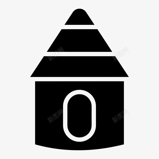 小屋建筑物房地产图标svg_新图网 https://ixintu.com 小屋 建筑物 房地产