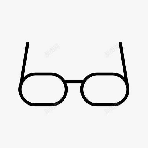 眼镜双筒眼镜视觉图标svg_新图网 https://ixintu.com 假日系列 双筒眼镜 眼镜 视觉