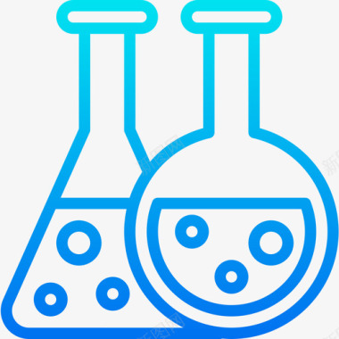 烧瓶科学70梯度图标图标