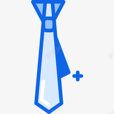 领带108办公室蓝色图标图标