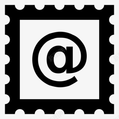 电子邮件戳常规图标图标