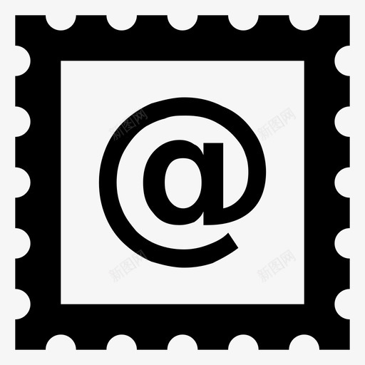 电子邮件戳常规图标svg_新图网 https://ixintu.com 常规 电子邮件