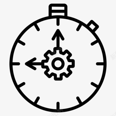 时间管理计时器时钟图标图标