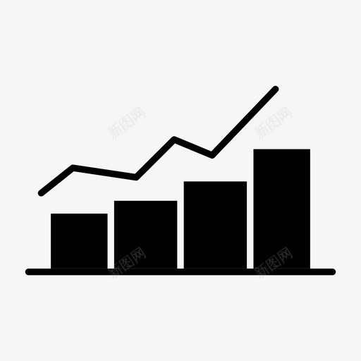 成长图表流程图图标svg_新图网 https://ixintu.com 企业发展和企业管理 图表 成长 流程图 进步