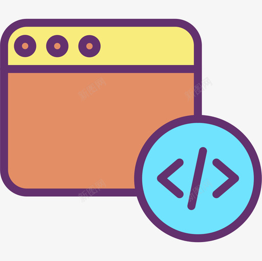 网络编程windows应用程序5线性颜色图标svg_新图网 https://ixintu.com windows 应用程序 线性 网络编程 颜色