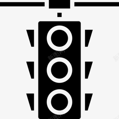 红绿灯7号灯加油图标图标