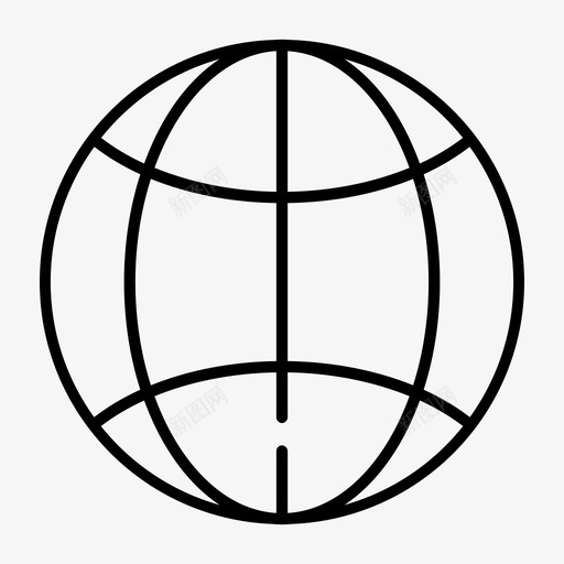 全局浏览器地球图标svg_新图网 https://ixintu.com 互联网 全局 地球 浏览器 混合 间隙