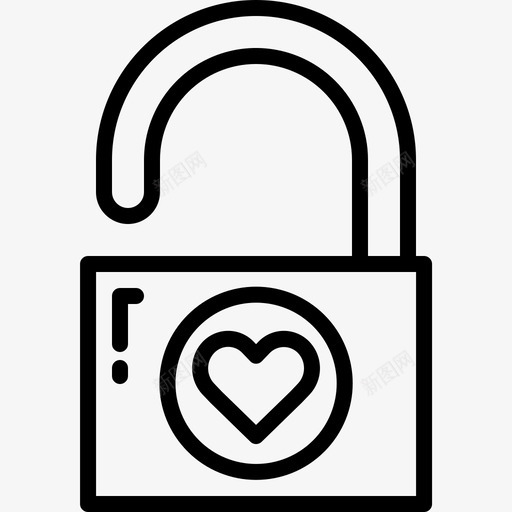 万能钥匙装饰爱情图标svg_新图网 https://ixintu.com 万能 情人节 爱情 装饰 钥匙