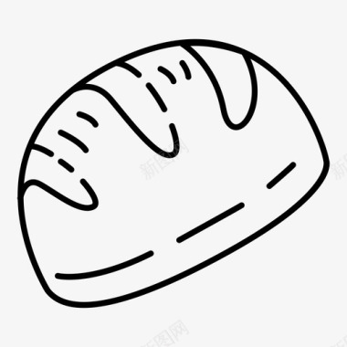 面包面包店吃的图标图标