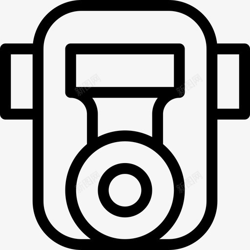 防毒面具陆军6号线性图标svg_新图网 https://ixintu.com 线性 防毒面具 陆军6号