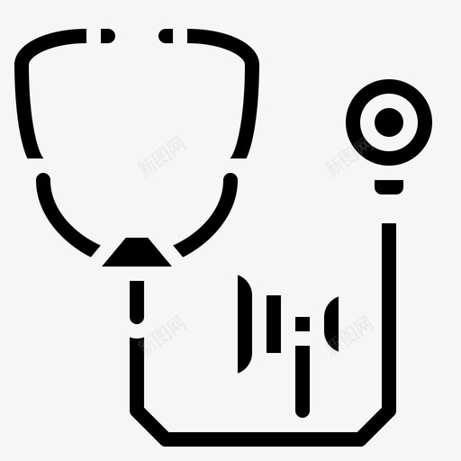 听诊器耳机利特曼图标svg_新图网 https://ixintu.com 利特 医学 听诊器 字形 特曼 耳机