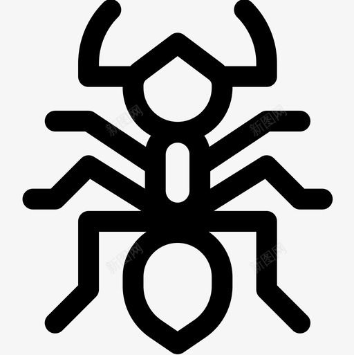 蚂蚁昆虫9直系图标svg_新图网 https://ixintu.com 昆虫 直系 蚂蚁