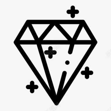 钻石水晶奖品图标图标