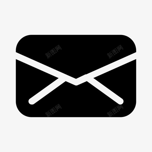 邮件商务信封图标svg_新图网 https://ixintu.com 信封 发送 商务 实心 未读 管理 邮件