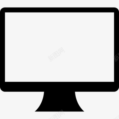 桌面计算机桌面监视器图标图标