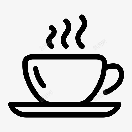 咖啡杯早餐饮料图标svg_新图网 https://ixintu.com 咖啡杯 早餐 混合1gap培养基 茶杯 饮料 马克杯