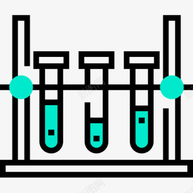 单色化学单色试管图标图标