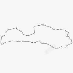 拉脱维亚国家拉脱维亚边界国家图标高清图片
