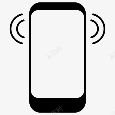 振动通话手机图标图标