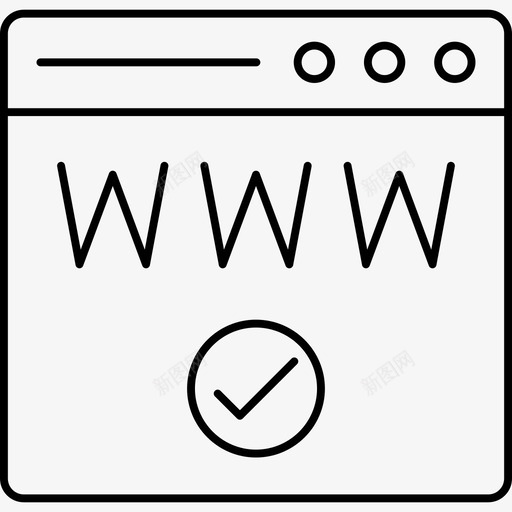 浏览器完整互联网图标svg_新图网 https://ixintu.com 互联网 图标 在线 完整 支付 浏览器 网页 行行 银行