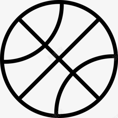 篮球玩具7直线型图标图标
