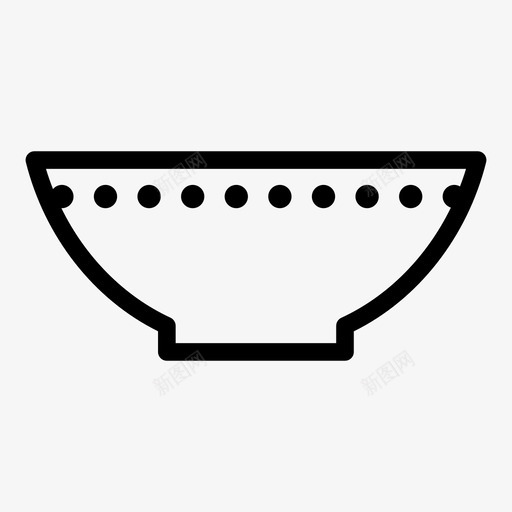 盘子陶瓷食物图标svg_新图网 https://ixintu.com 盘子 陶器 陶瓷 陶瓷收藏品 食物