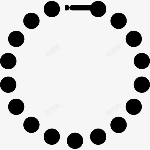 手镯珠宝3填充图标svg_新图网 https://ixintu.com 填充 手镯 珠宝3