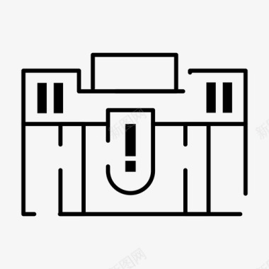公文包商务控股图标图标